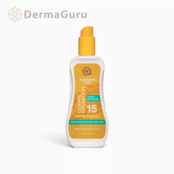   Australian Gold Ultimate Hydration SPF 15 Spray Gel, слънцезащитен спрей гел, 237 ml